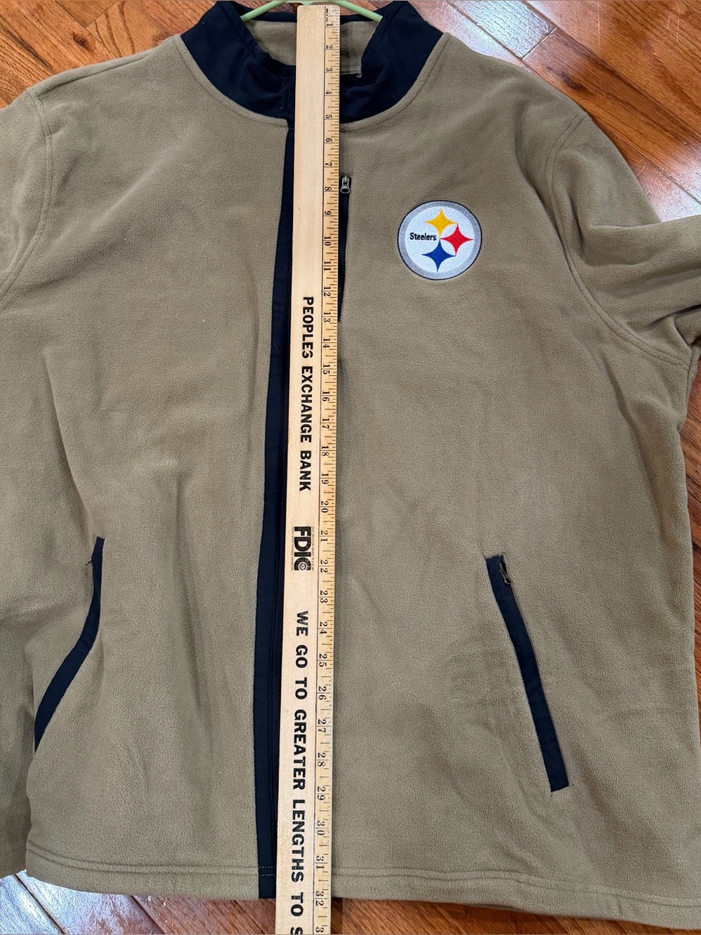 Pittsburgh Steelers Darius Rucker Fanatics Fleece Jacket Men’s 3XL XXXL Tan NFL - Picture 7 of 8